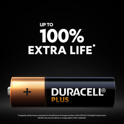 24 X Duracell plus Power AA Batteries Alkaline Battery LR6 MN1500 Longest Expiry